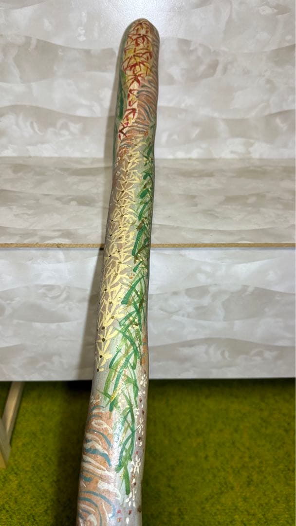 着物の絵付け師/逸品/ひょうたん/瓢箪/オブジェ/縁起物/組紐付き