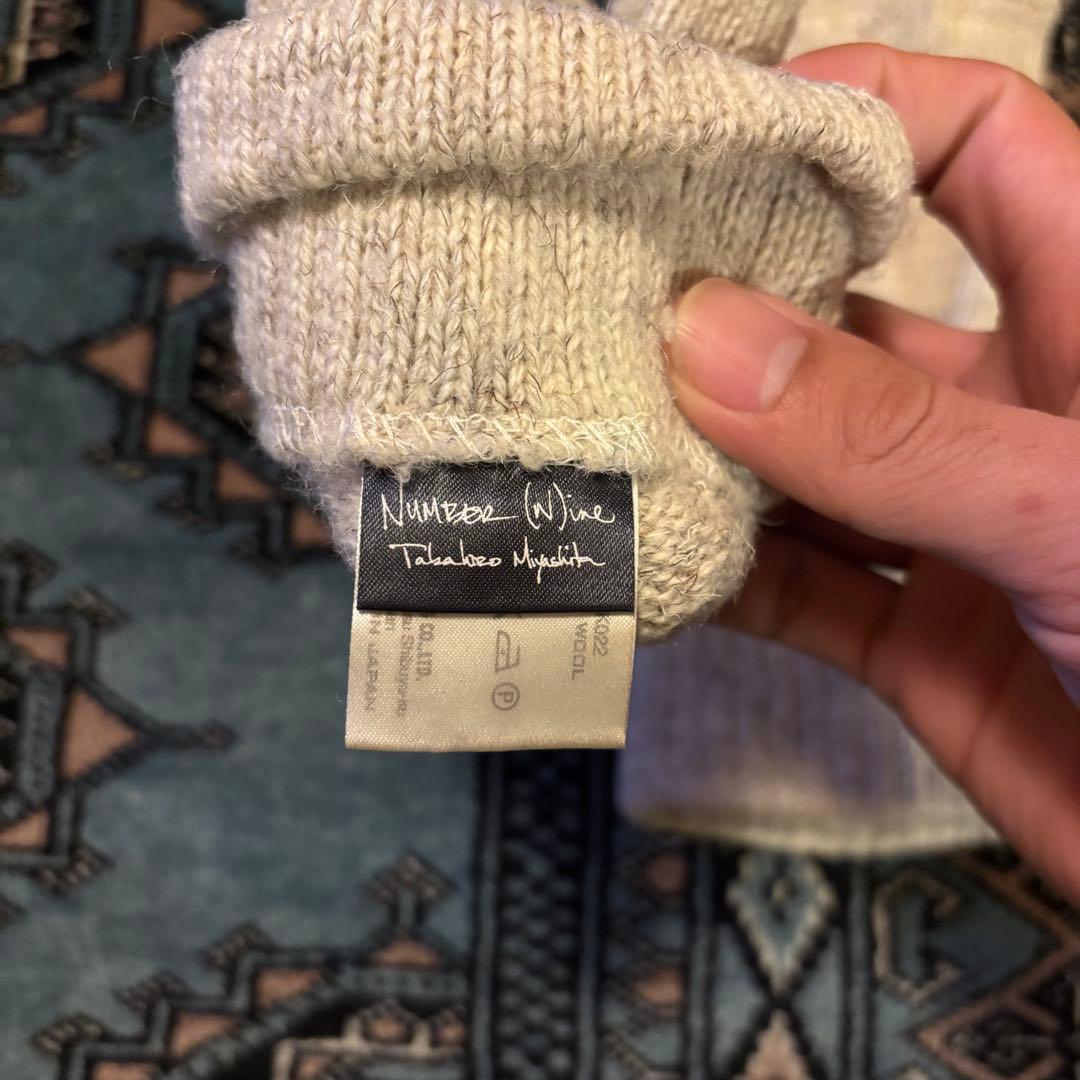 最終値下げ　ナンバーナイン ニット グローブ 手袋