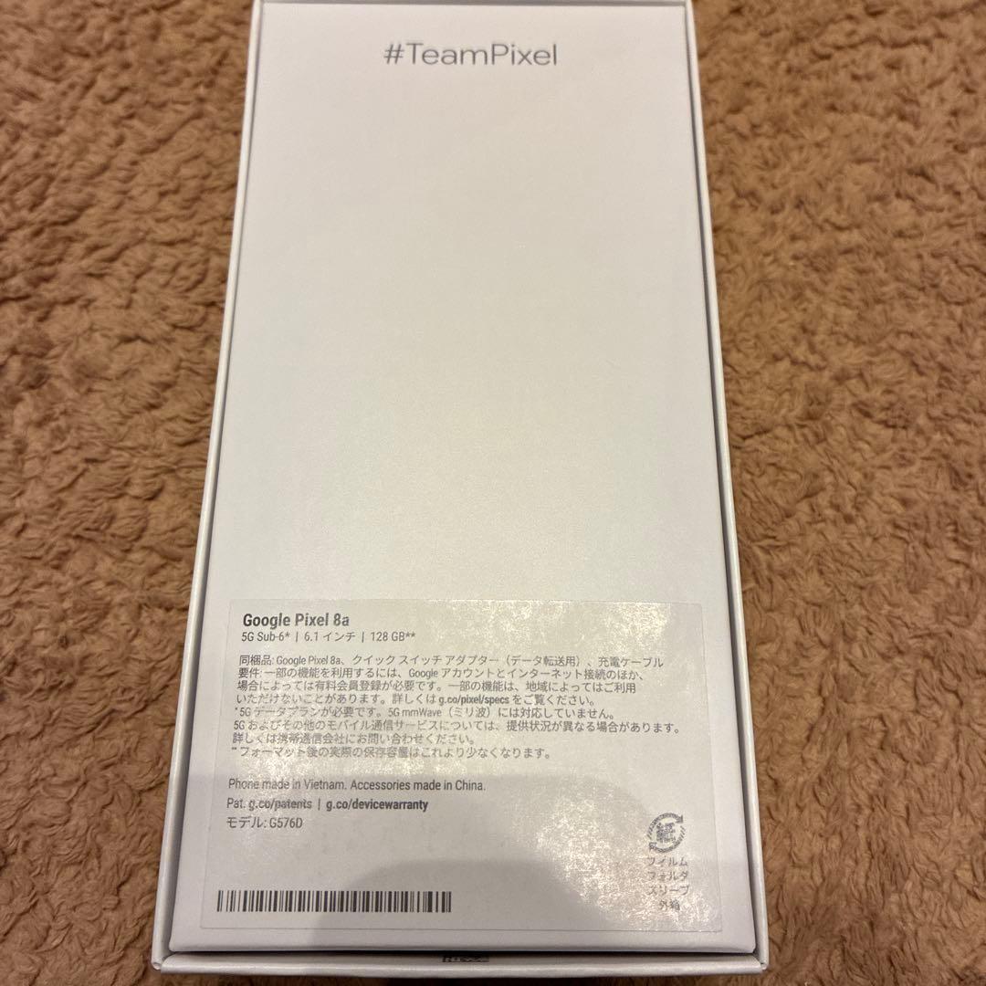 Google Pixel 8a 128GB ミントグリーン