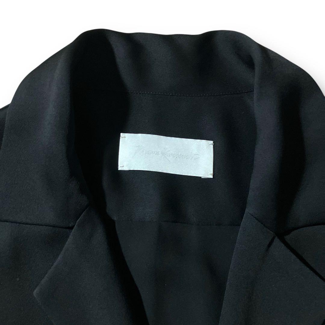 美品 19ss mame kurogouchi マメクロゴウチ 百合刺繍 シャツ