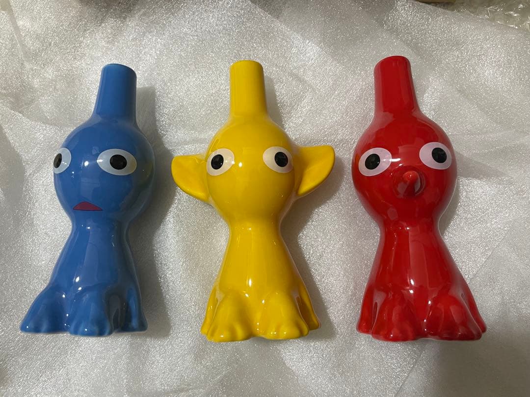 ピクミン　一輪挿し　花瓶　青　黄　赤　3色セット　PIKMIN　任天堂
