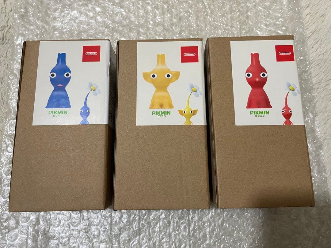 ピクミン　一輪挿し　花瓶　青　黄　赤　3色セット　PIKMIN　任天堂