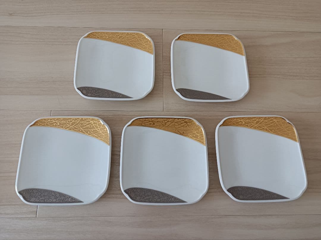 ノリタケ ダイヤモンドコレクション 金閣銀閣 銘々皿　小皿