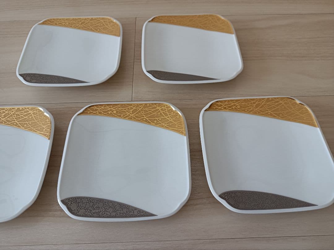 ノリタケ ダイヤモンドコレクション 金閣銀閣 銘々皿　小皿