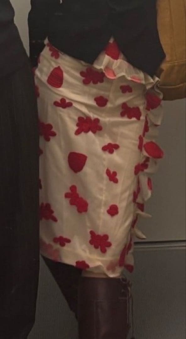 Simone Rocha【シモーネロシャ】花柄刺繍 チュール タイトスカート