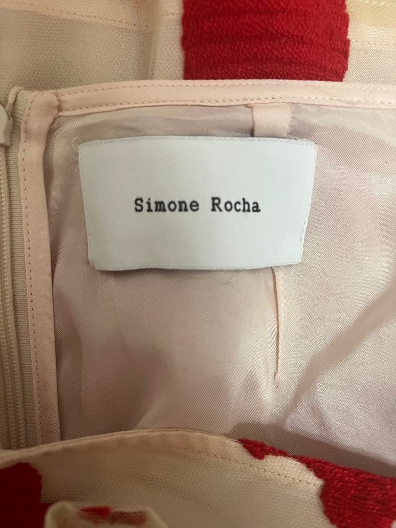 Simone Rocha【シモーネロシャ】花柄刺繍 チュール タイトスカート