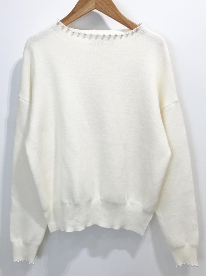 TSURU By MARIKO OIKAWA Eliot パール装飾 ニット