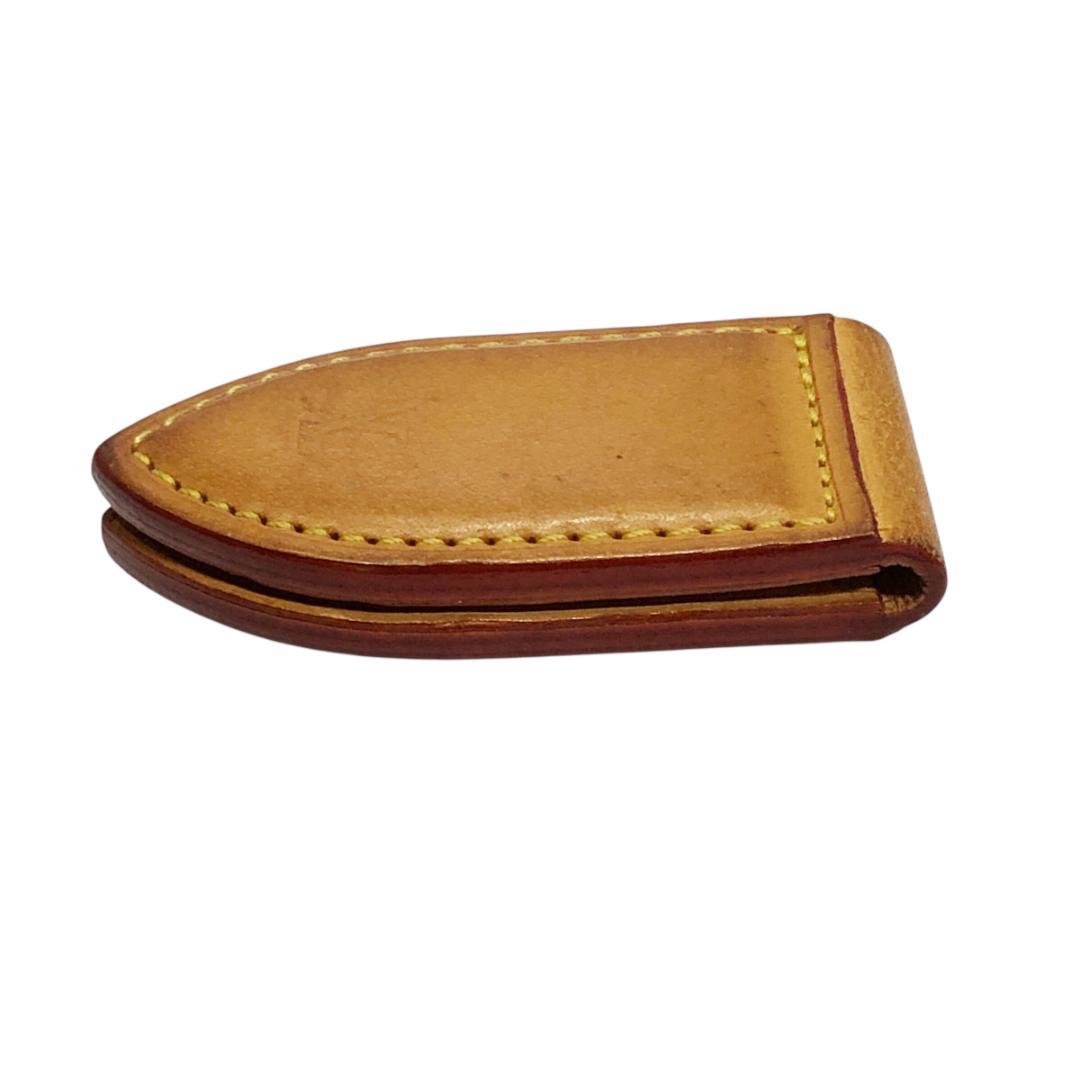 ルイヴィトン パンス ア ビエ マネークリップ ヌメ革 M64692