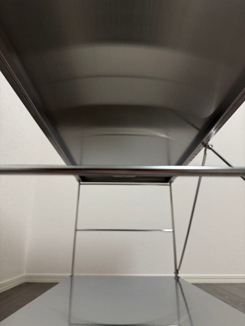 MUJI 無印良品 ステンレスユニットシェルフ ワイド 小 幅86cm