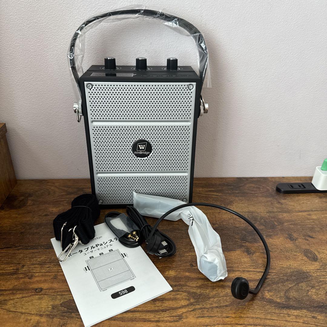 拡声器 ヘッドセットマイク　大音量 ハンズフリー 防災 マイク