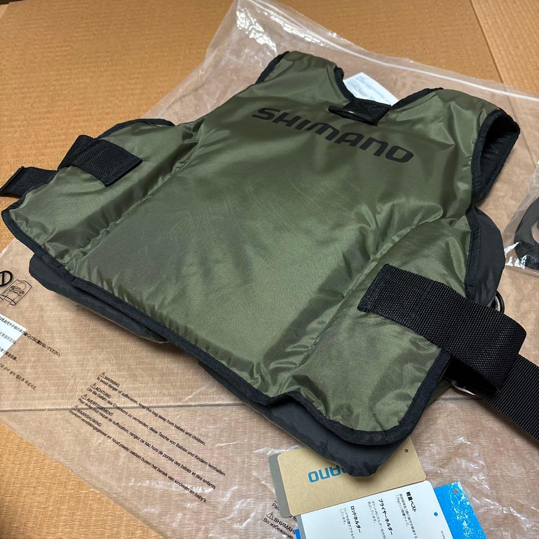 シマノ(SHIMANO) VF-068T ゲームベストライト フリー オリーブ