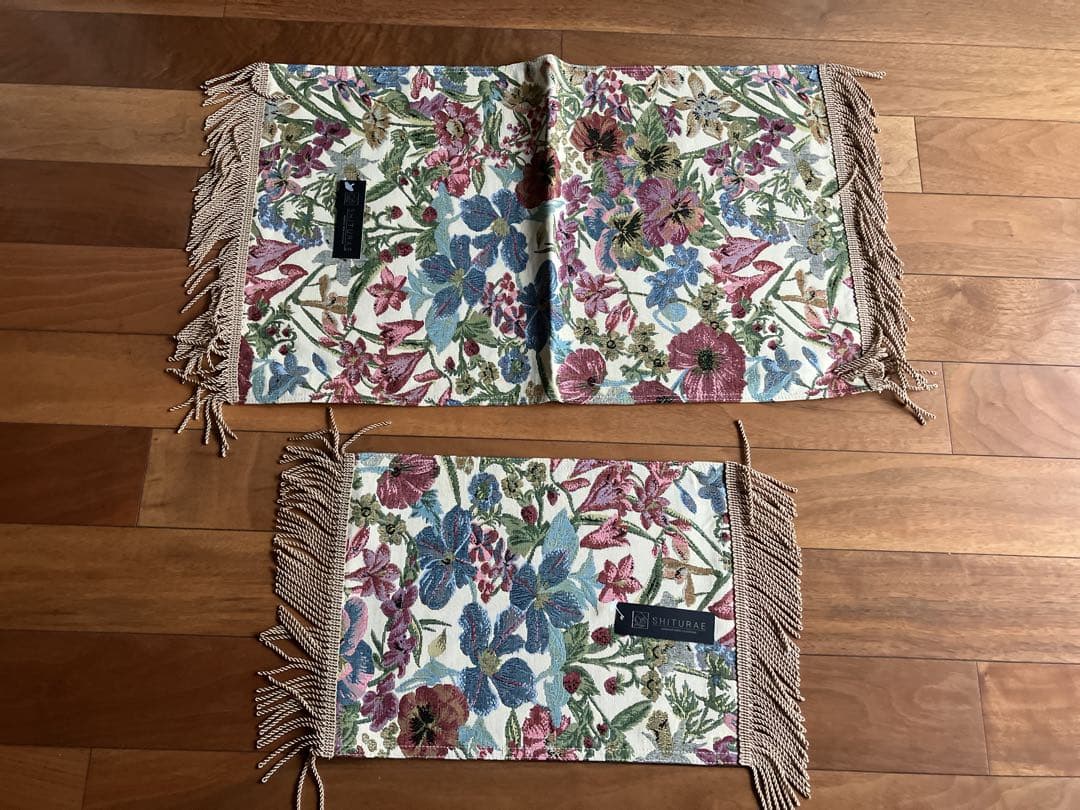 テーブルセンター　2点セット　ブルーミング中西　日本製