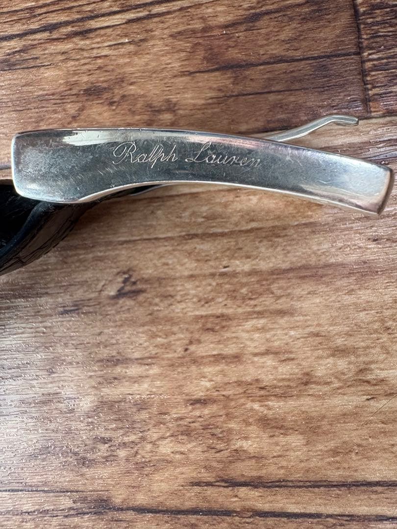 【Mr.Yo様】Ralph Lauren パープルレーベル　アリゲーターベルト