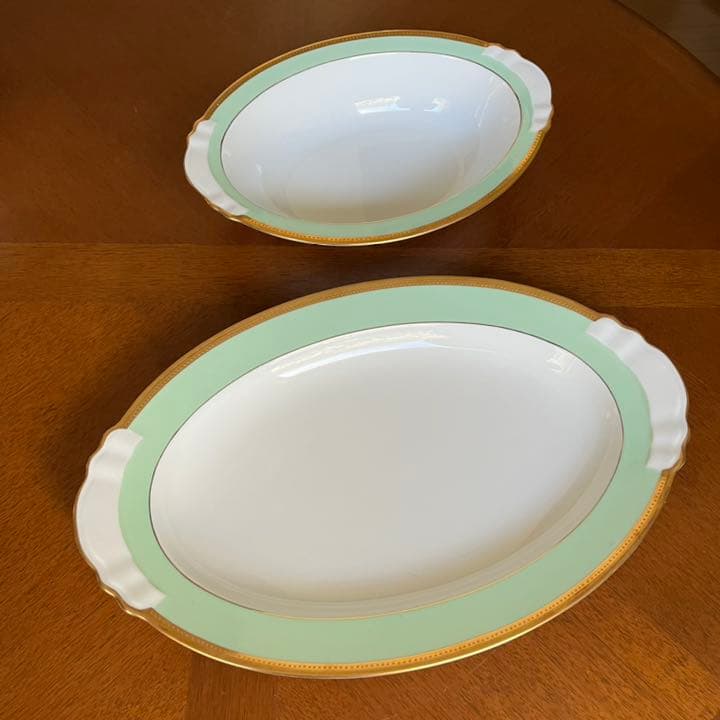 【希少品】大倉陶園★メイグリーン★パーティ　セット