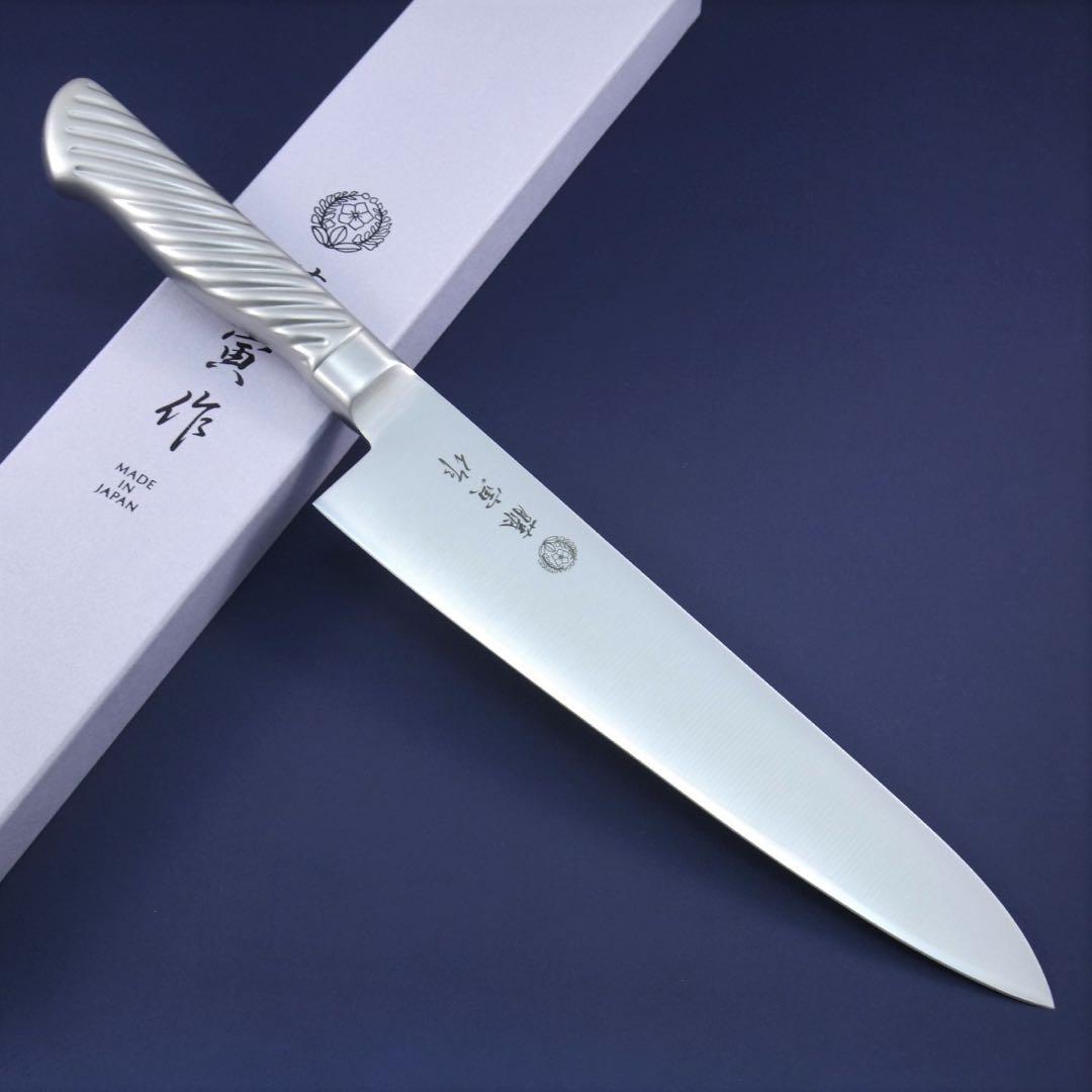 藤寅作　牛刀　包丁　210mm VG10 オールステンレス　日本製
