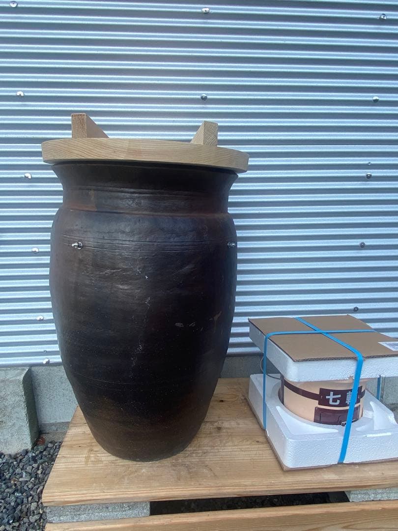 訳あり　本格壺焼き芋の壺　フルセット　クラックあり