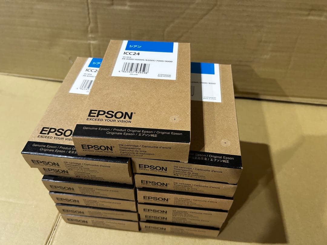 専用★訳アリ期限切れ未使用EPSON IC24各色インクカートリッジ79個