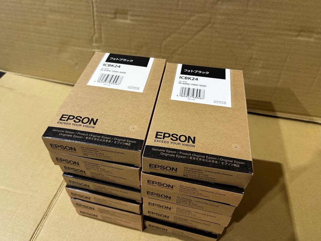 専用★訳アリ期限切れ未使用EPSON IC24各色インクカートリッジ79個