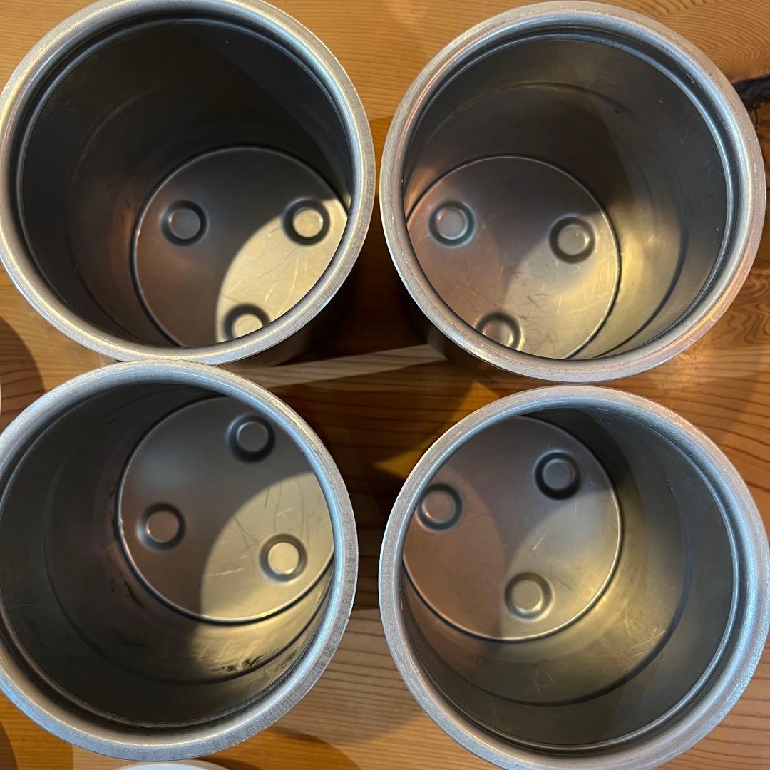 パコジェット専用ビーカーと蓋4セット