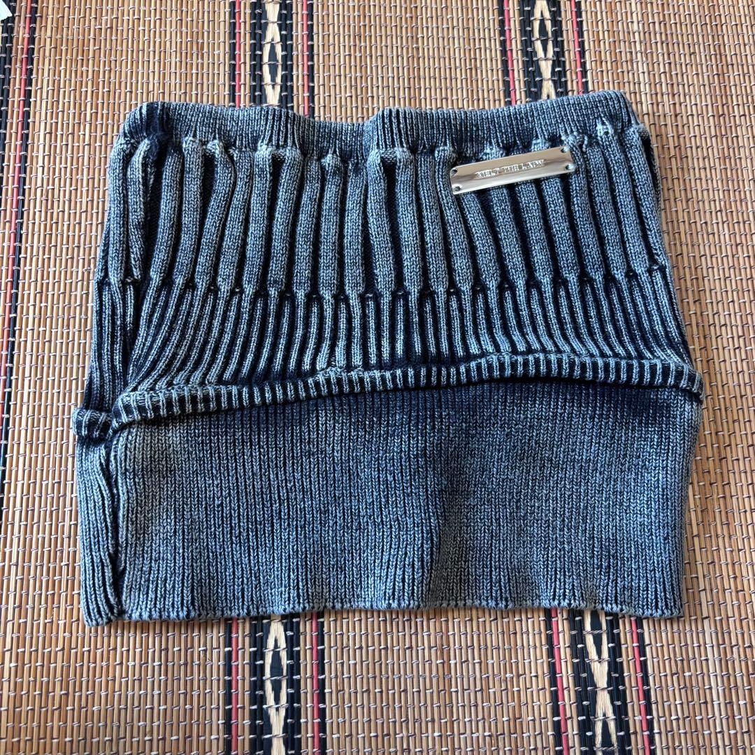 rib tubtops チューブトップ　melt the lady black