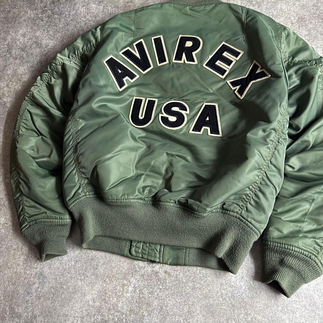 ジャケット・アウター AVIREX commercial logo MA1 flight jacket
