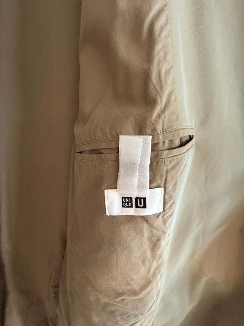 新品未使用 ユニクロ U トレンチコート XXL uniqro u 玉虫色