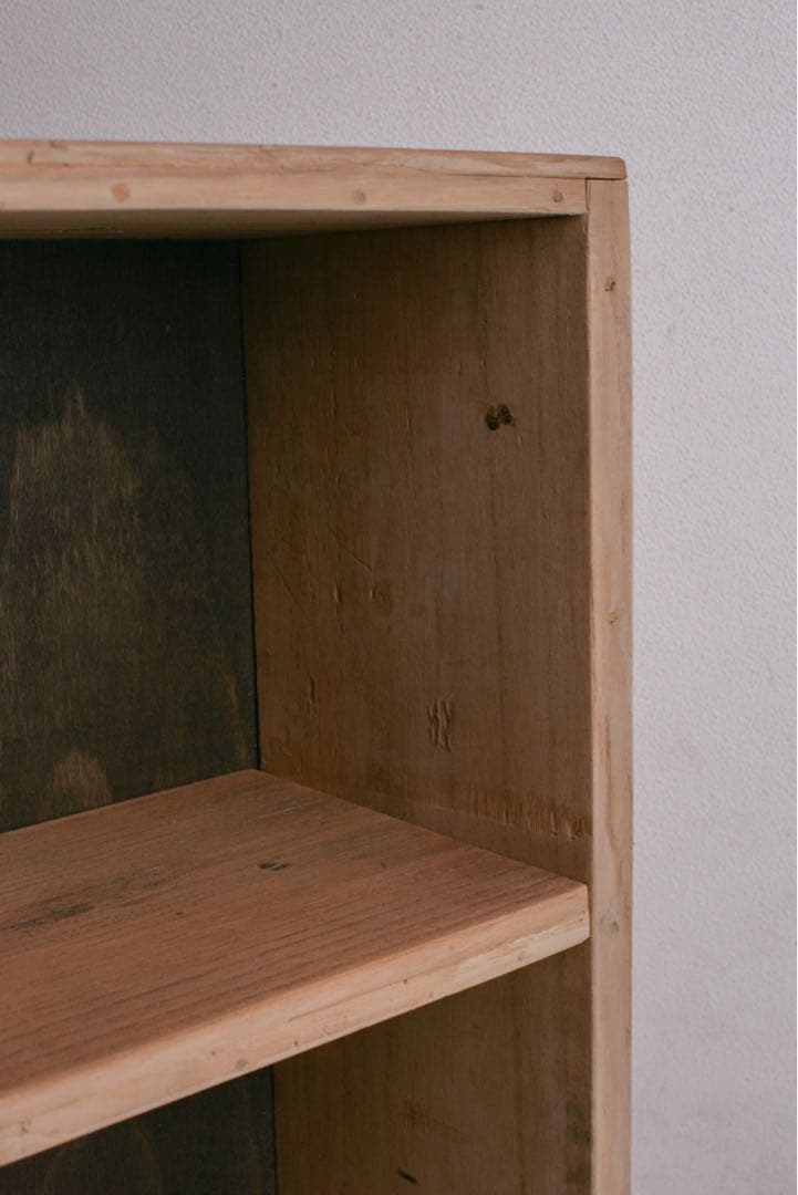 桝目棚 本棚　収納棚　小物入れ　棚　古家具　ヴィンテージ家具
