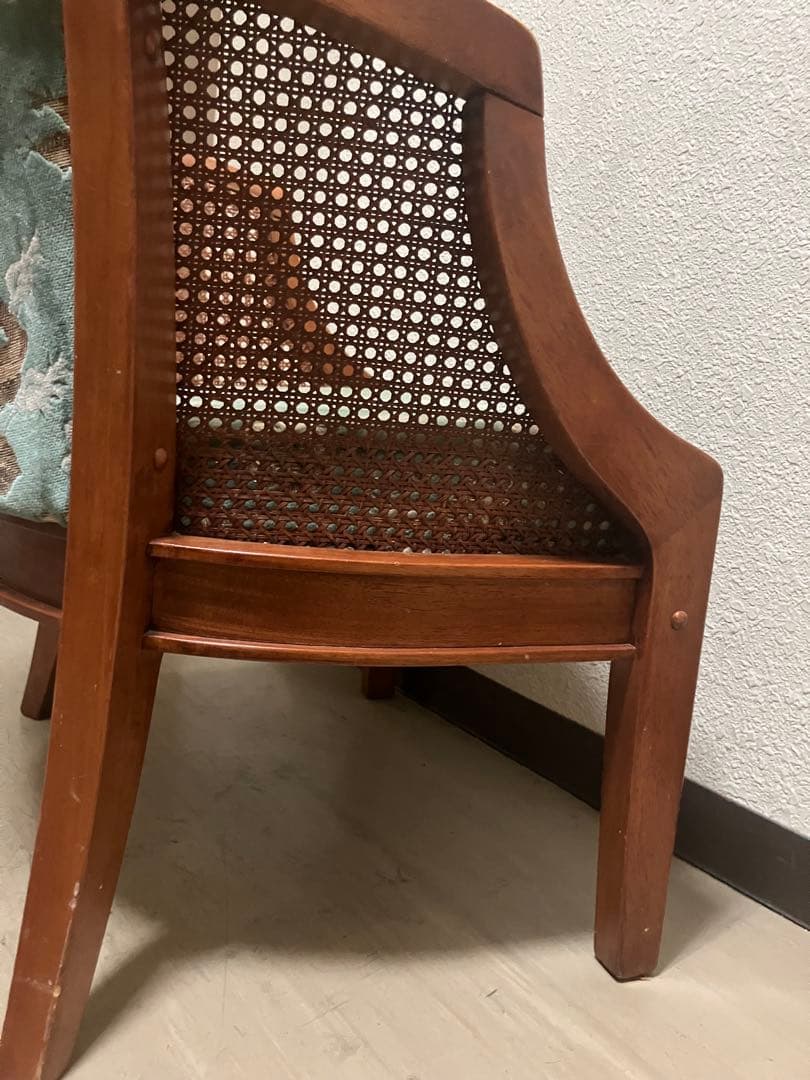 希少品　三越家具ブルージュ　クラシックヴィンテージアームチェア　1人掛けソファ