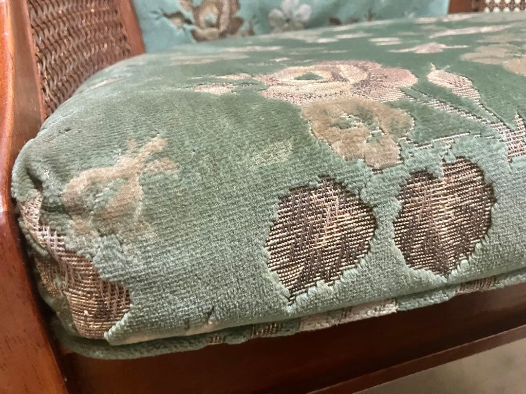 希少品　三越家具ブルージュ　クラシックヴィンテージアームチェア　1人掛けソファ