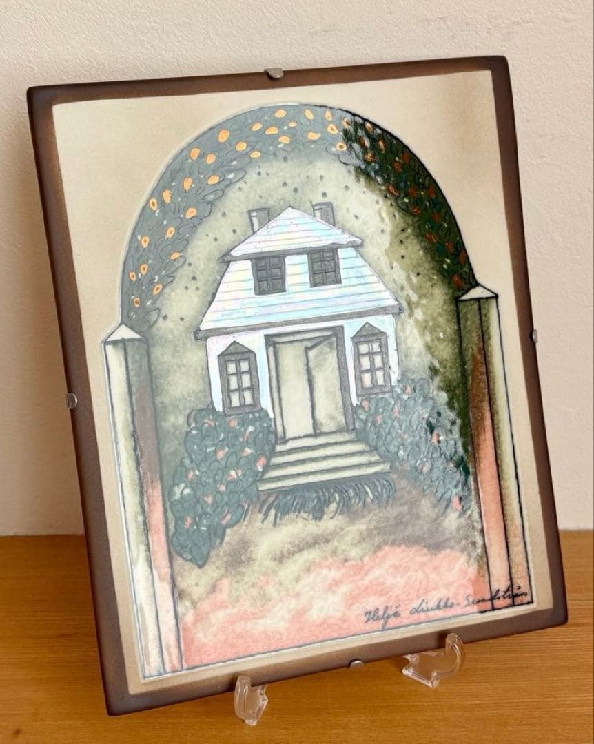 ARABIA ヘルヤ \"Mansikka Paikka\" 陶板画(大)