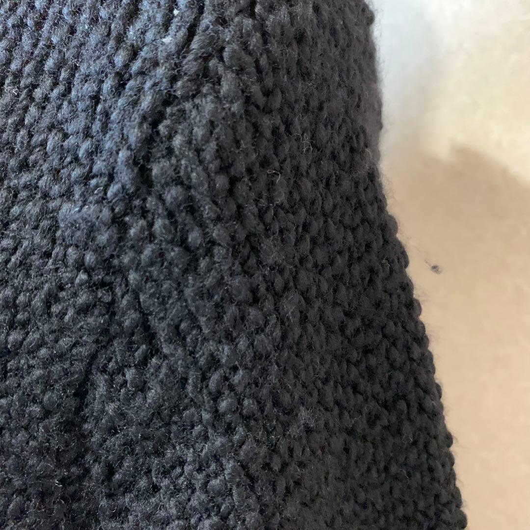 《古着》　Burberry London バーバリーロンドン　ニットコート　黒色