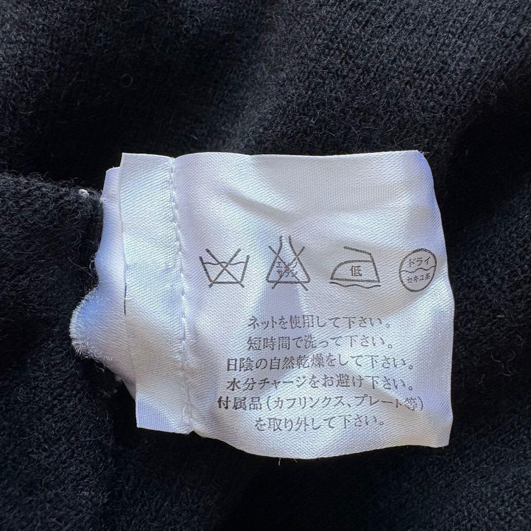 CHANEL カシミヤ100% タートルネック ニットベスト ブラック 38