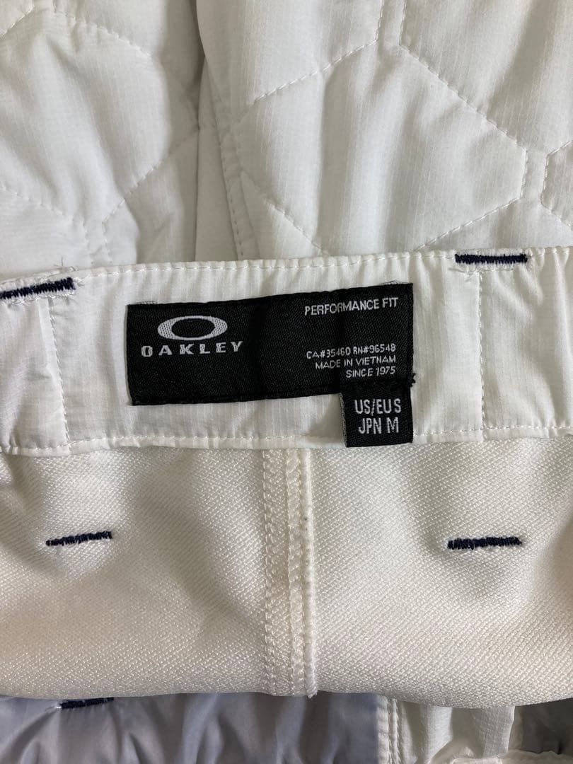 オークリーOakley ジャケットパンツセットアップキルティング　ホワイト