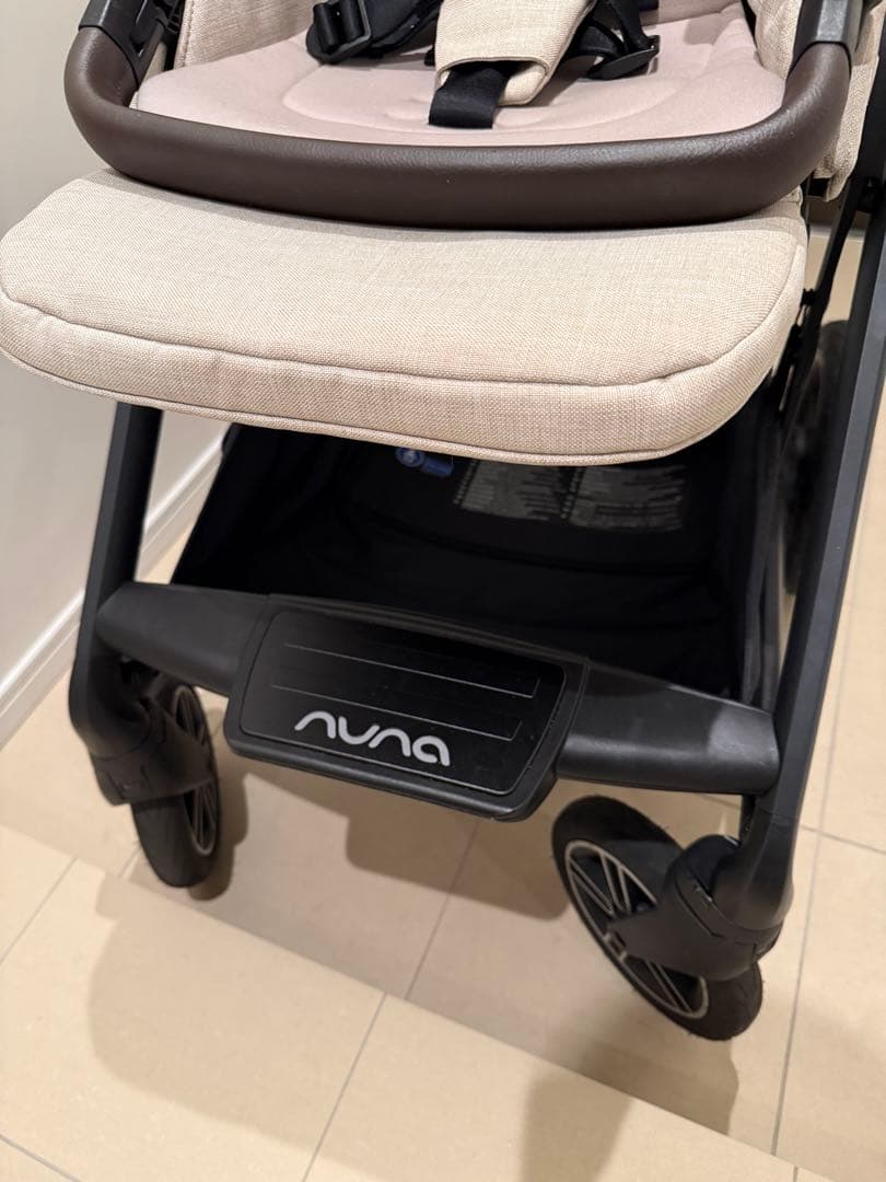 NUNA MIXX next ベビーカー フルセット／レインカバー付き ベージュ