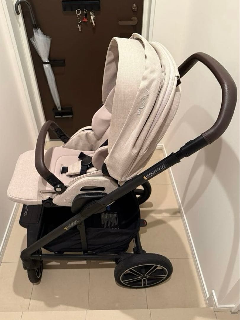 NUNA MIXX next ベビーカー フルセット／レインカバー付き ベージュ