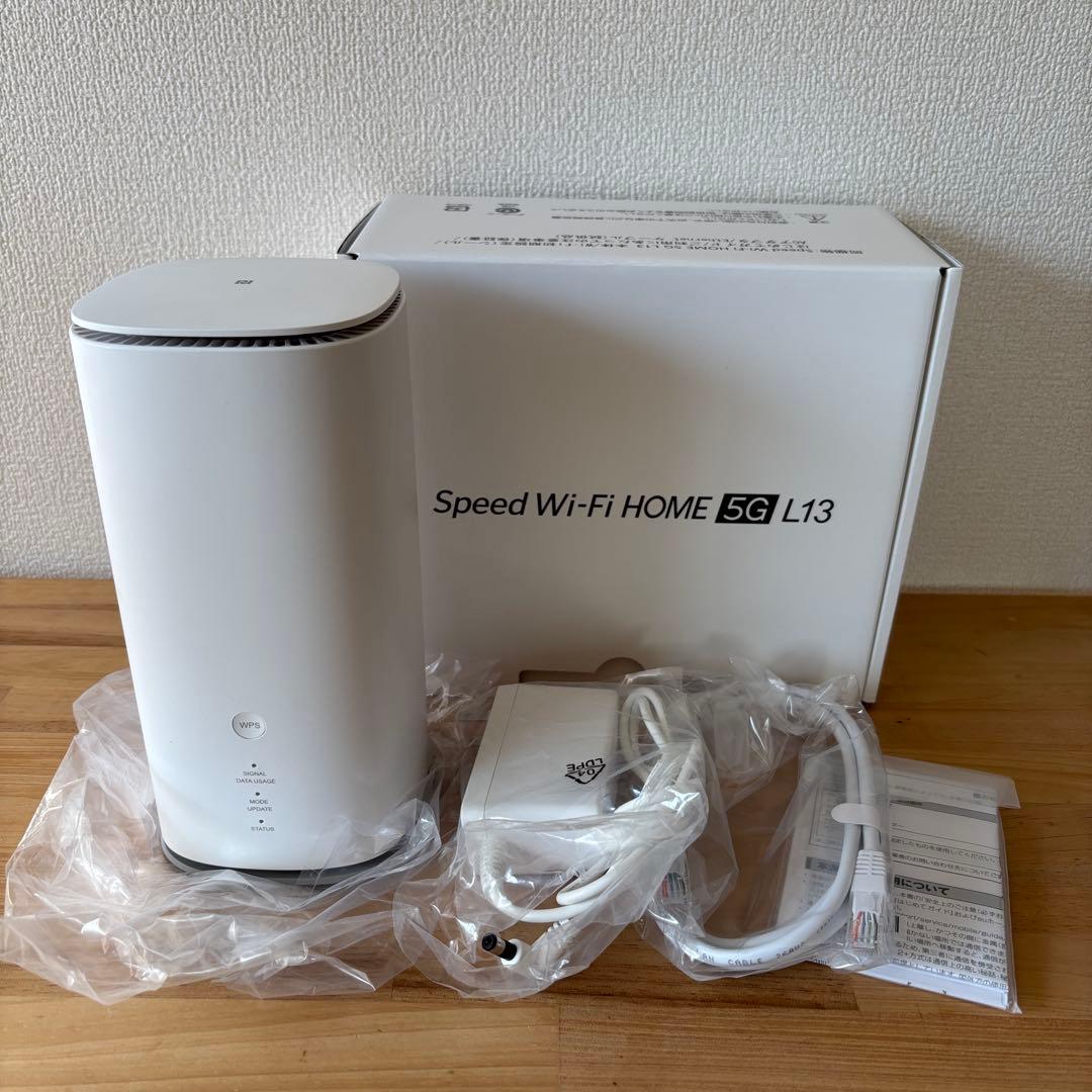 WiWAX Speed Wi-Fi  5G L13 ホームルータ ー
