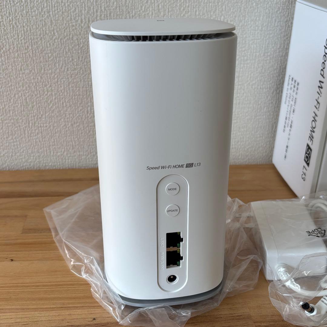 WiWAX Speed Wi-Fi  5G L13 ホームルータ ー