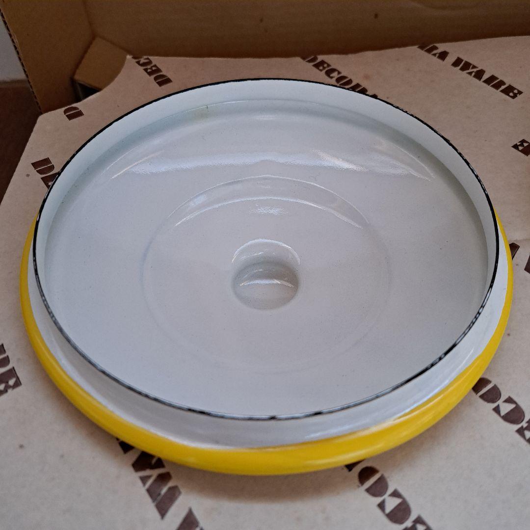 デコラウェア　ホーロー　セット　黄色