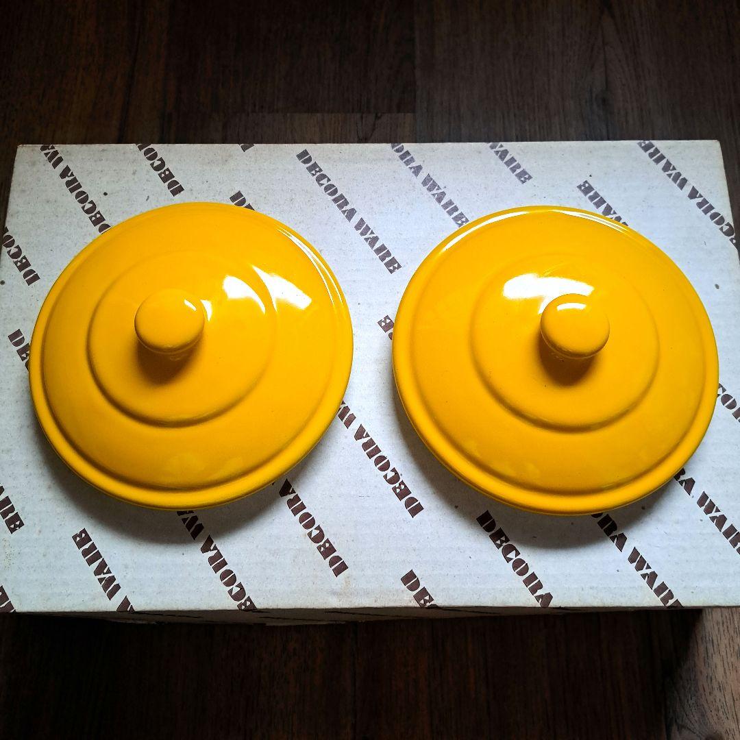 デコラウェア　ホーロー　セット　黄色