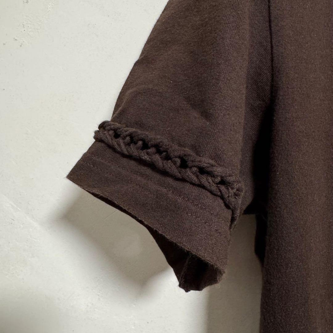 トップス 07SS ABOUT A BOY Braided Mesh V-neck T