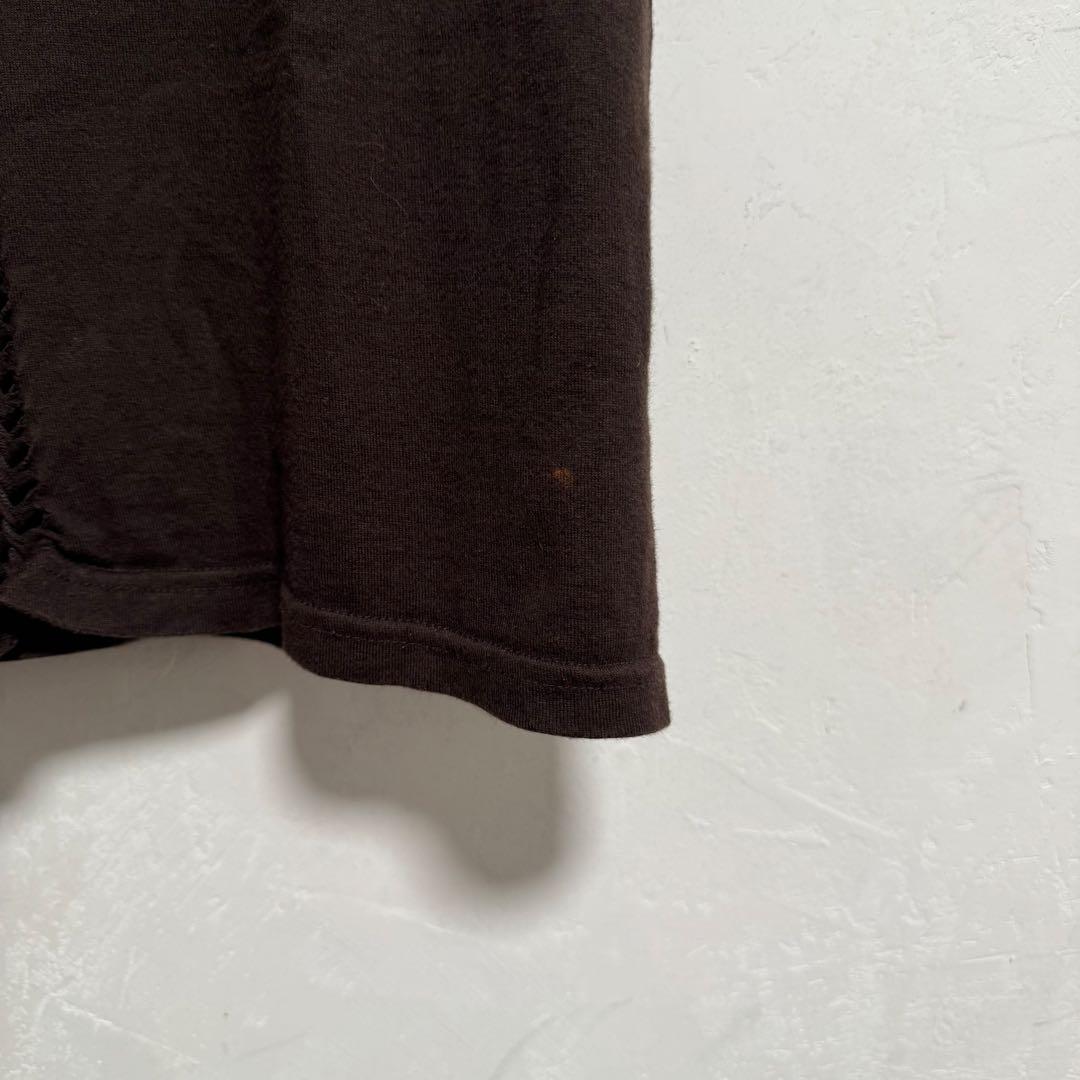 トップス 07SS ABOUT A BOY Braided Mesh V-neck T