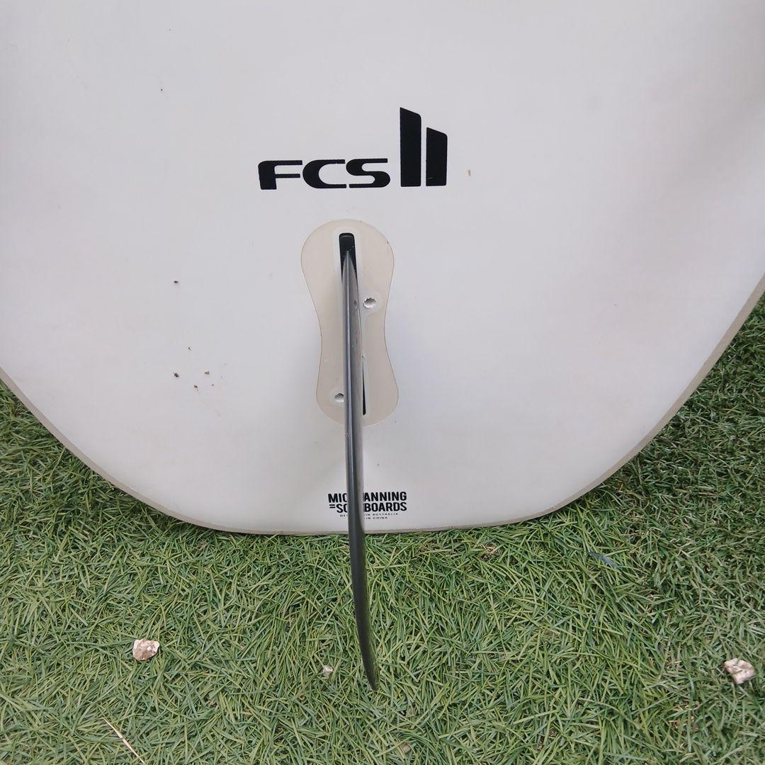ロングボードミックファニングMiCソフトボード８f　FCSⅡソフトフィン３本付き