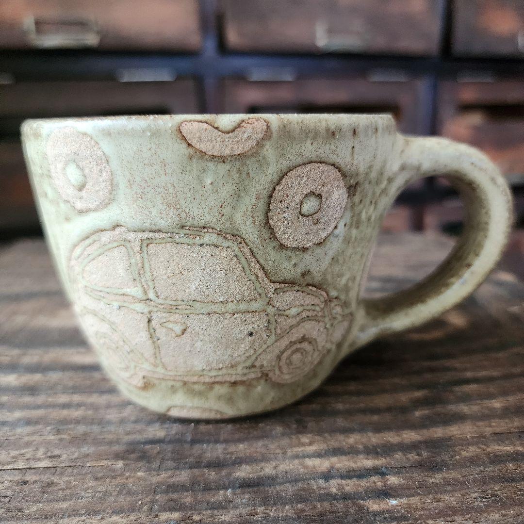 No.152　新品　やちむん　5寸皿　マグカップ(スープカップ)　工房十鶴