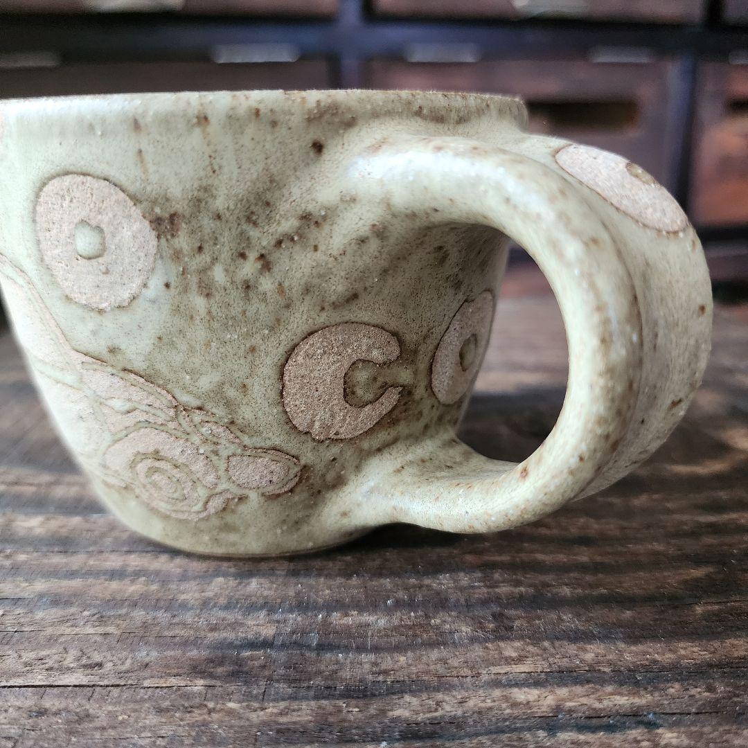 No.152　新品　やちむん　5寸皿　マグカップ(スープカップ)　工房十鶴