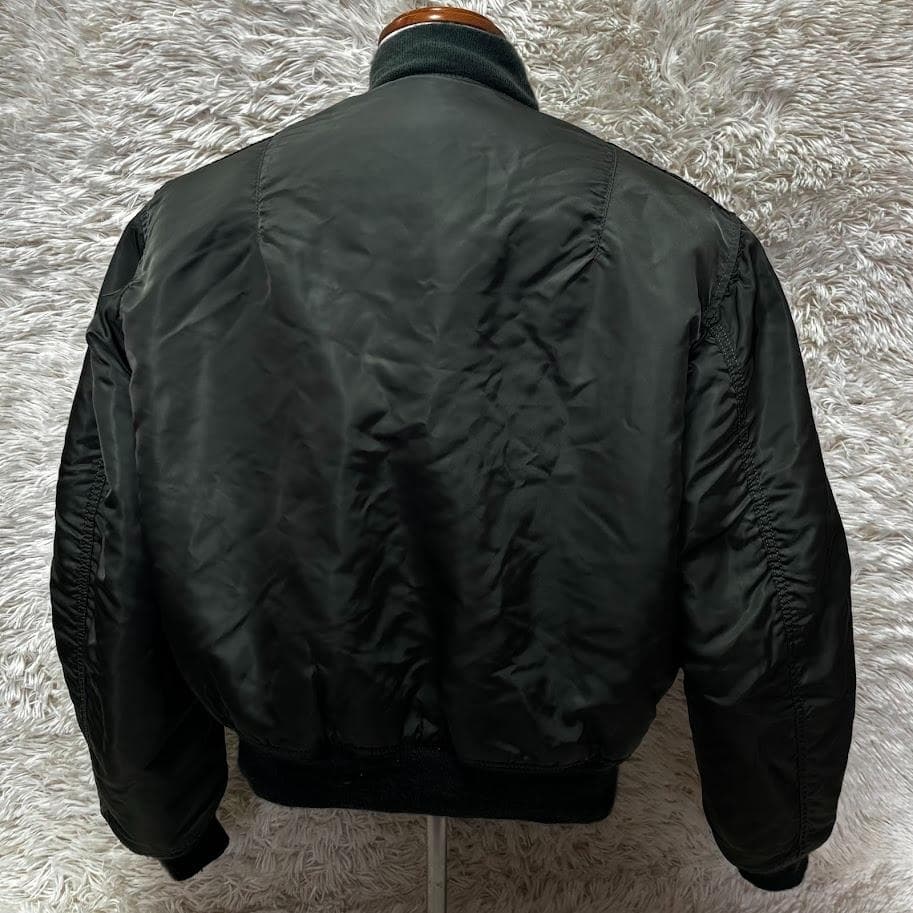 ◉ 80's ◉ ALPHA アルファ ◉ リバーシブル・MA-1・USA製・Ｌ