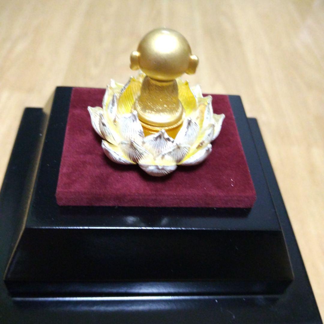 純金仕上げ銀製 地蔵菩薩 や す ら ぎ 限定品