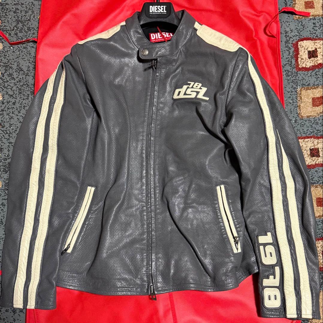 値下！DIESELオール羊革レザージャケット 2025 年　マガジン掲載新品同様