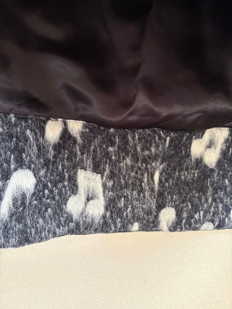 りんりん様ポールスミスシャギービッグポンチョ音符柄