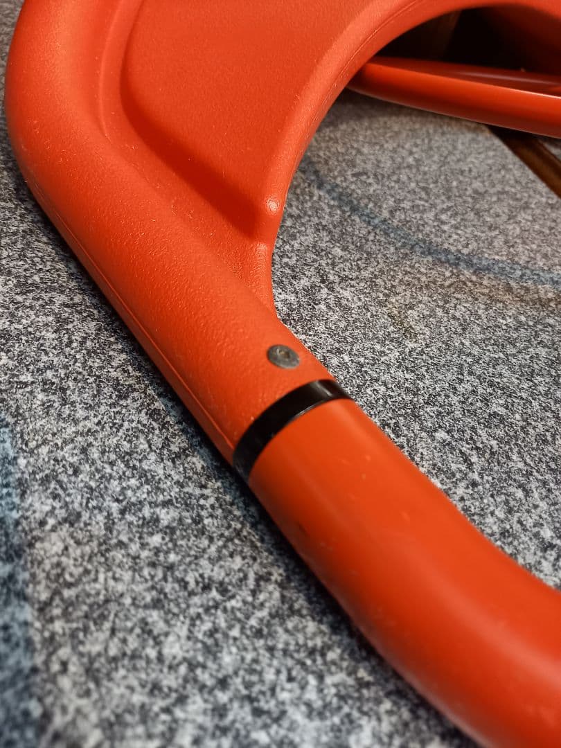 1980s　ポストモダン　デザイン　レッド　カラー　フロアチェア　２脚