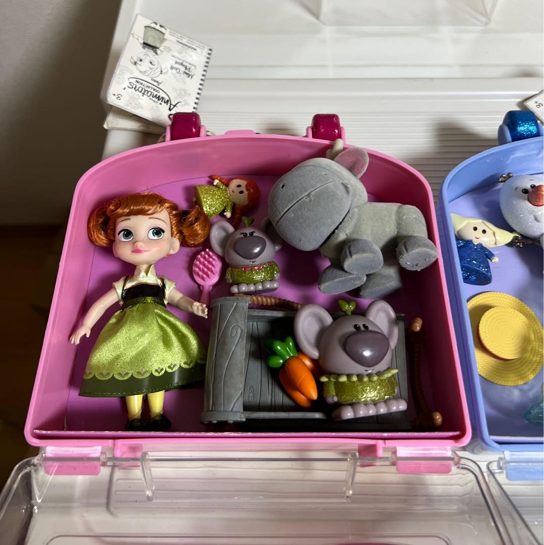 アニメータードール人形（ミニ）リロ&スティッチ、アナ、エルサのお人形、小物